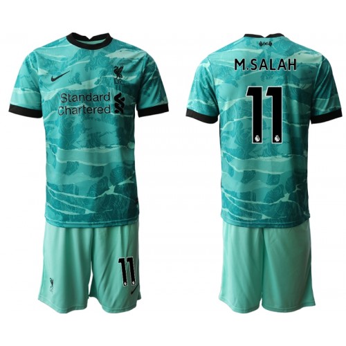 Liverpool Dres Mohamed Salah 11 Dječji Gostujući 2020/21 Kratkih Rukava Liverpool Dres Mohamed Salah 11 Dječji Gostujući 2020/21 Kratkih Rukava